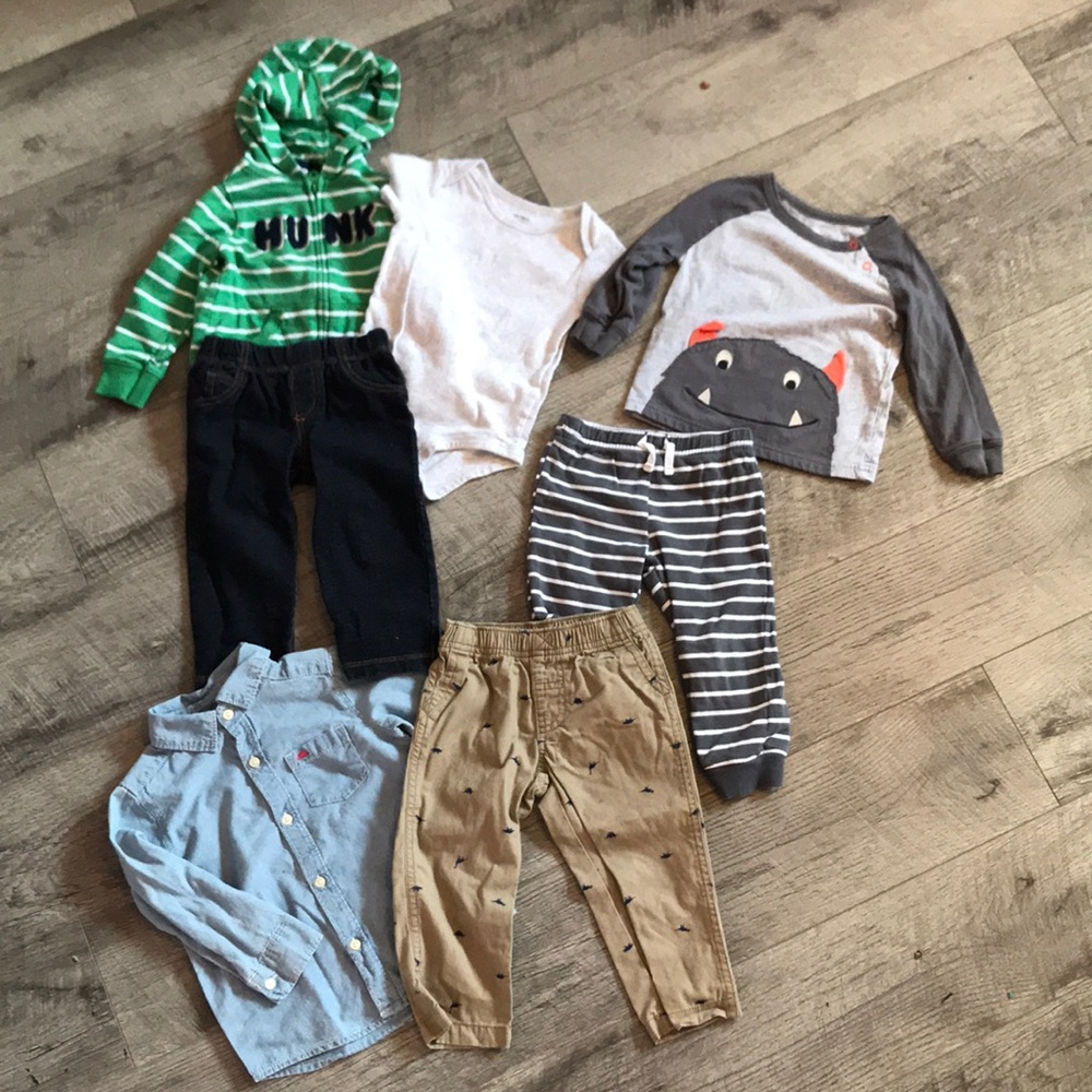 Carters baby toddler boy outfit sets 18 months